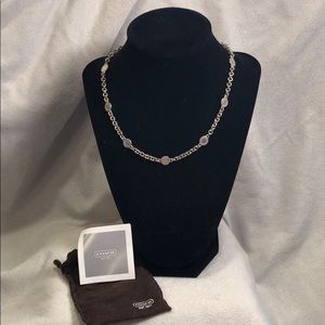 Sterling Silver Coach Necklace